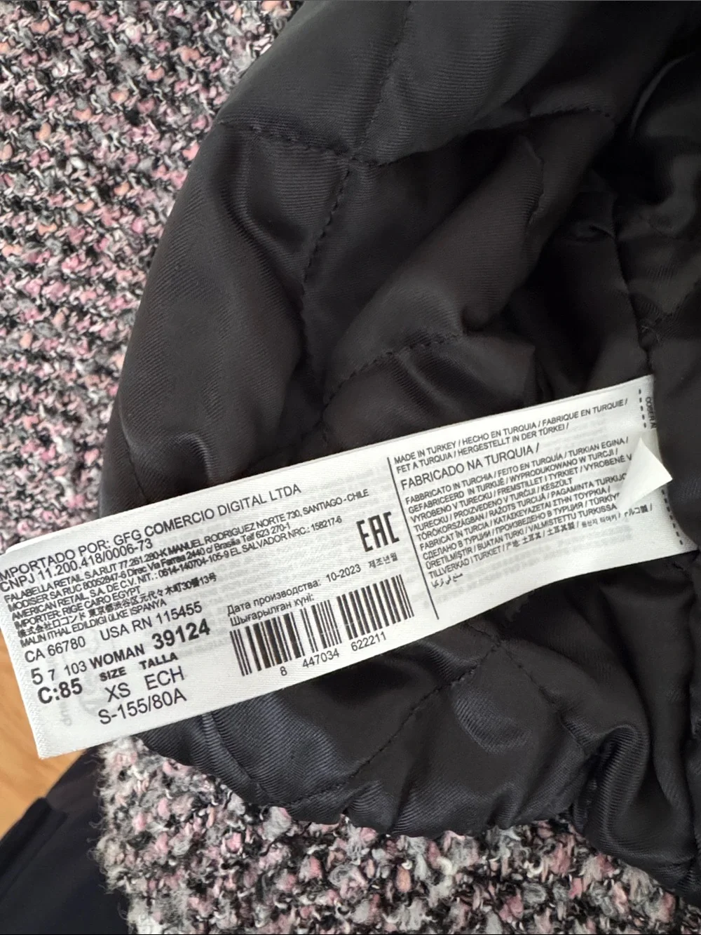 Mango Tweed Bomber Jacket - Picture 12 of 17
